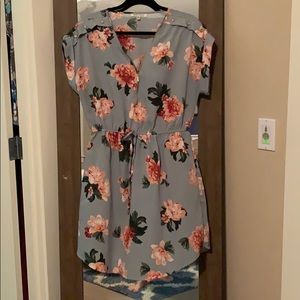 Pink/Mint Floral Dress